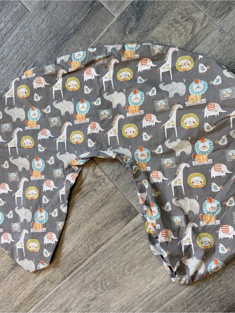 Boppy Brand Zoo Animal Print Baby Pillow Cover Gender Neutral